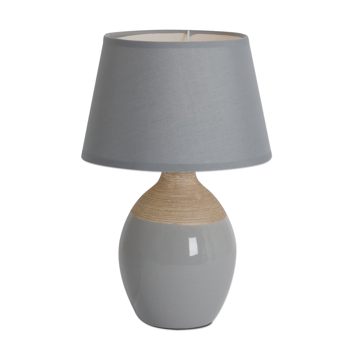 Lampe de table en céramique "tali" gris
