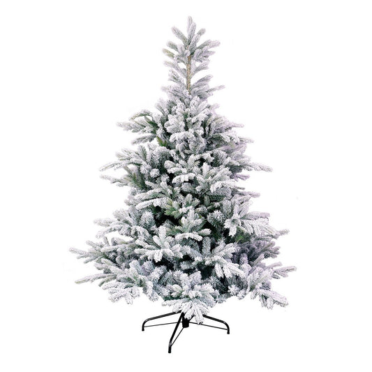 Sapin de Noël Artificiel Grimshaw - H215 x Ø152 cm - Vert Givré