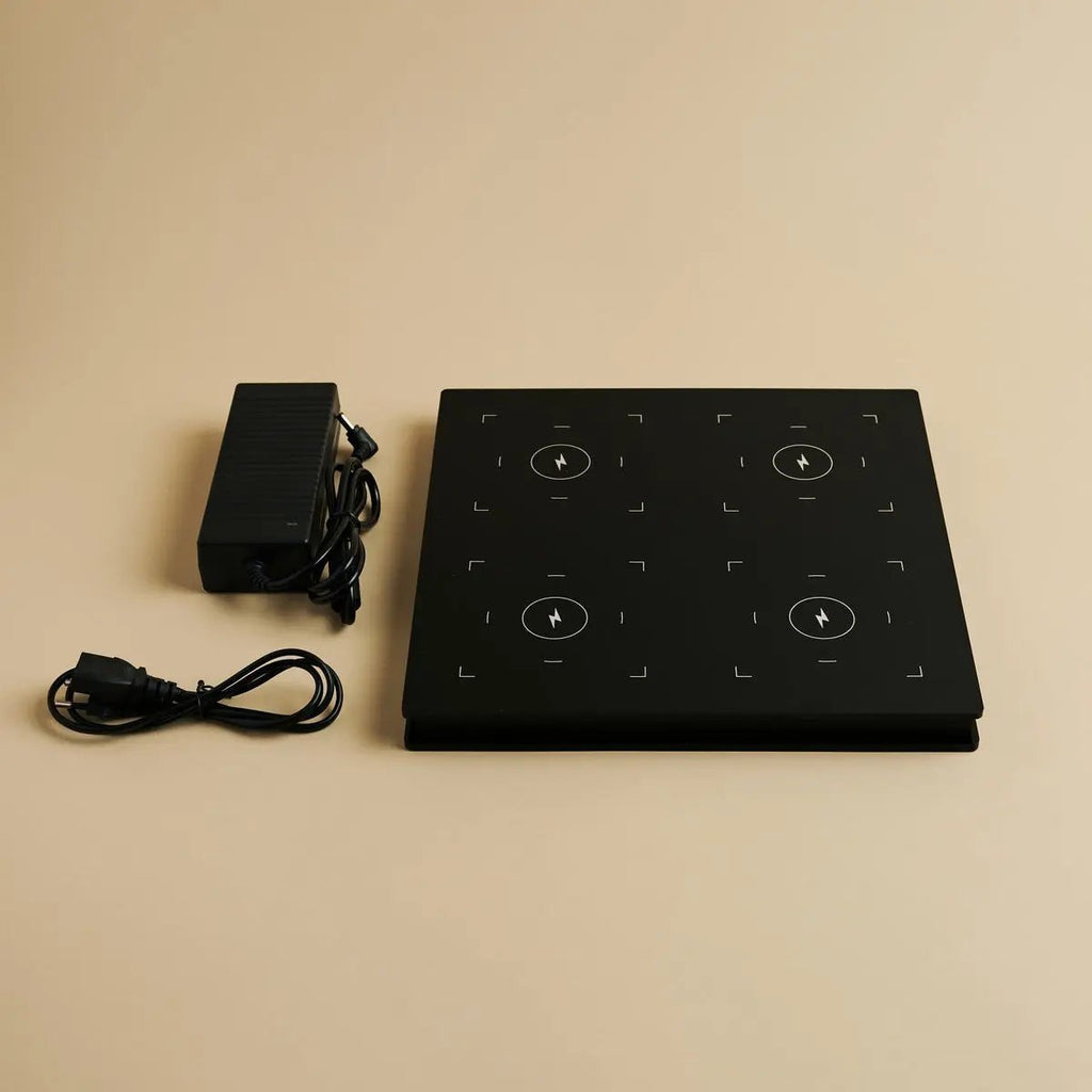 Combi Set Professional - 4 X Sarphati Mini Mouse Grey Grey Rechargeable Table Lampes et 1 X Amstel Wireless Station Wireles