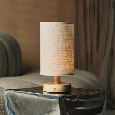 Ben Brown Blowen Brown Dark Brown Lampe - rechargeable, dimmable, USB-C à alimentation