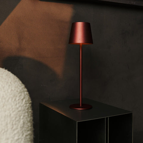 Bronze Jasper - lampe sans fil avec batterie L métal, malin et 3 étapes lumineuses