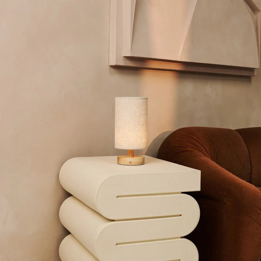 Ben Brown Blowen Brown Dark Brown Lampe - rechargeable, dimmable, USB-C à alimentation