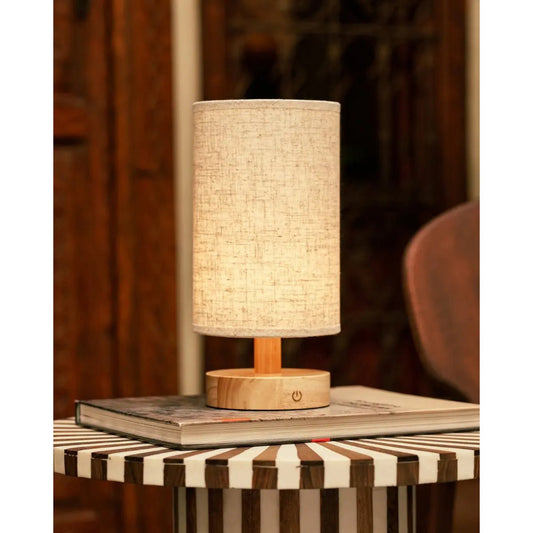 Ben Brown Blowen Brown Dark Brown Lampe - rechargeable, dimmable, USB-C à alimentation
