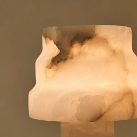 Lampe Alessandra Albâtre | Éclairage moderne et élégant pour les intérieurs