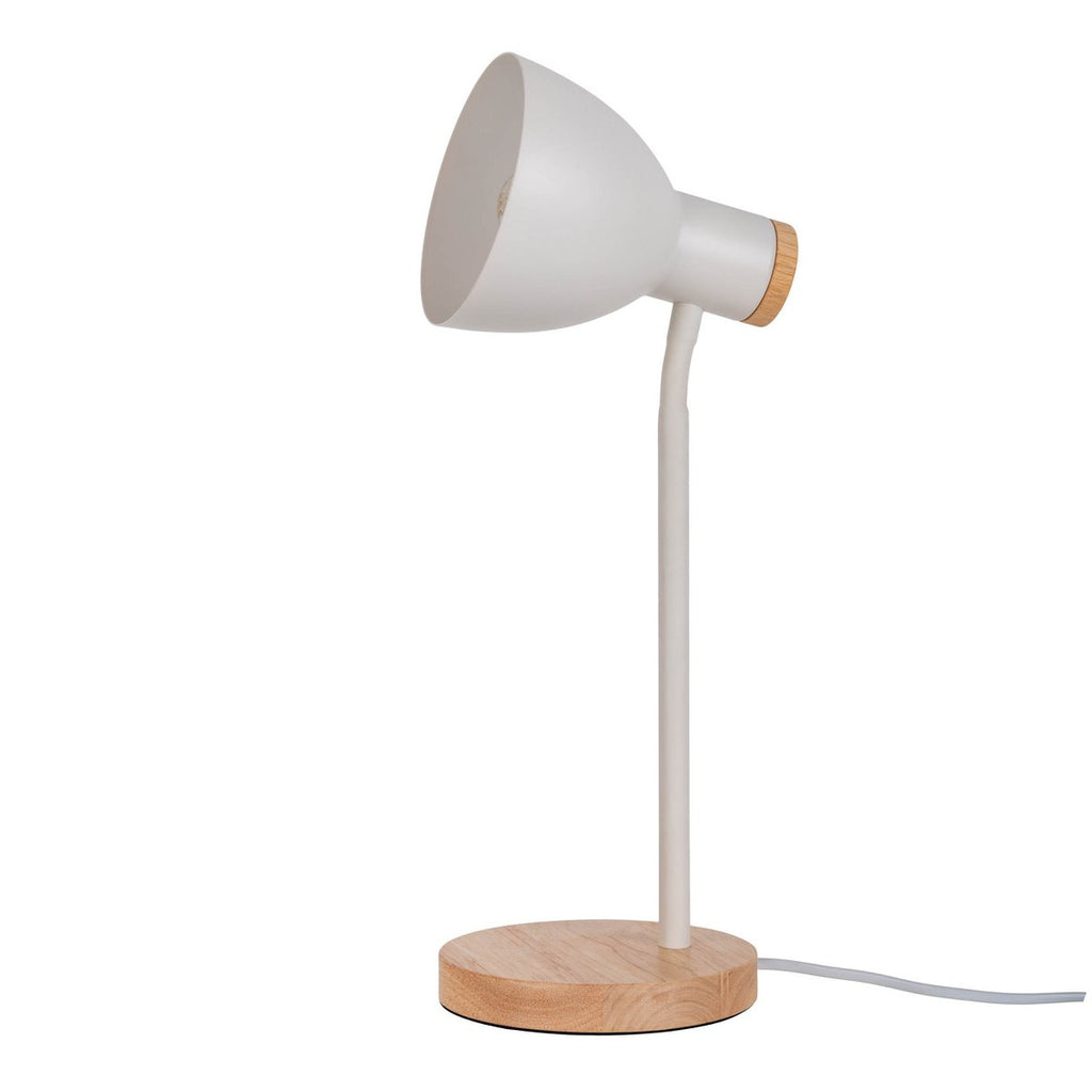 Lampe de bureau "Marie" en métal et en bois