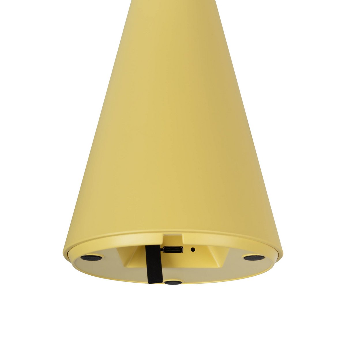 Lampe de table de batterie solaire légère PALU - Jaune pour Extérieur et Intérieur
