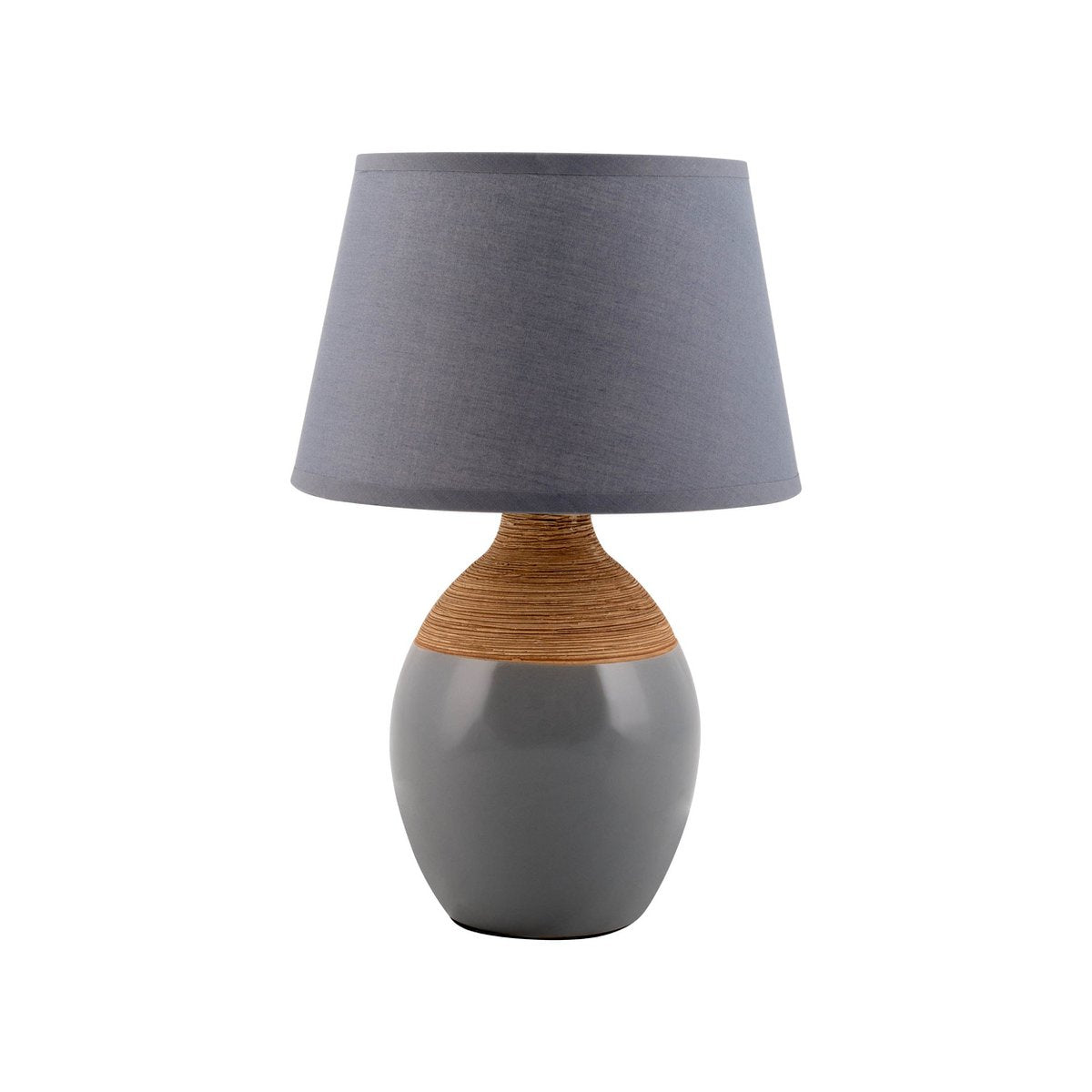Lampe de table en céramique "tali" gris