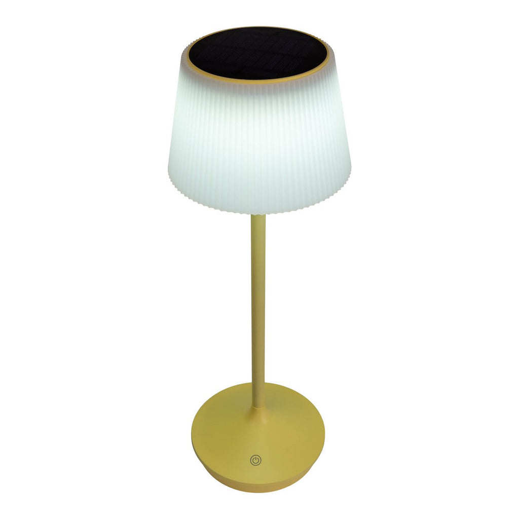 Lampe de batterie solaire "Emmi" - Jaune et blanc