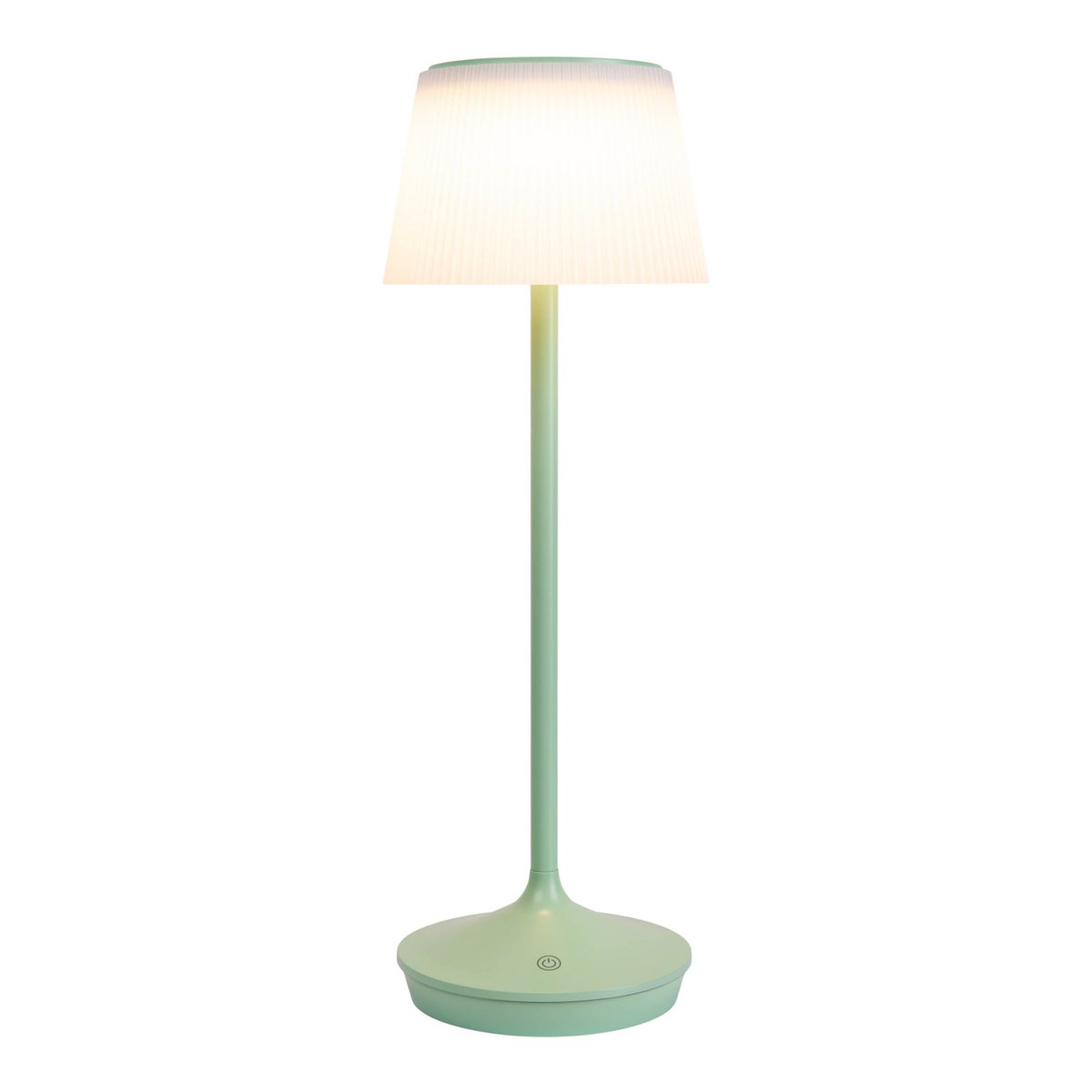 Lampe de batterie solaire "Emmi"  - Menthe et blanc