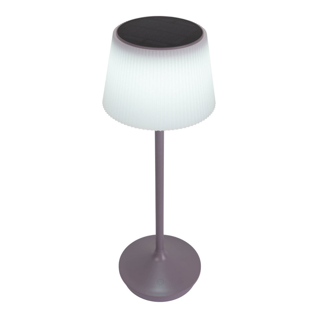 Lampe de batterie solaire "Emmi"  - Violet et blanc