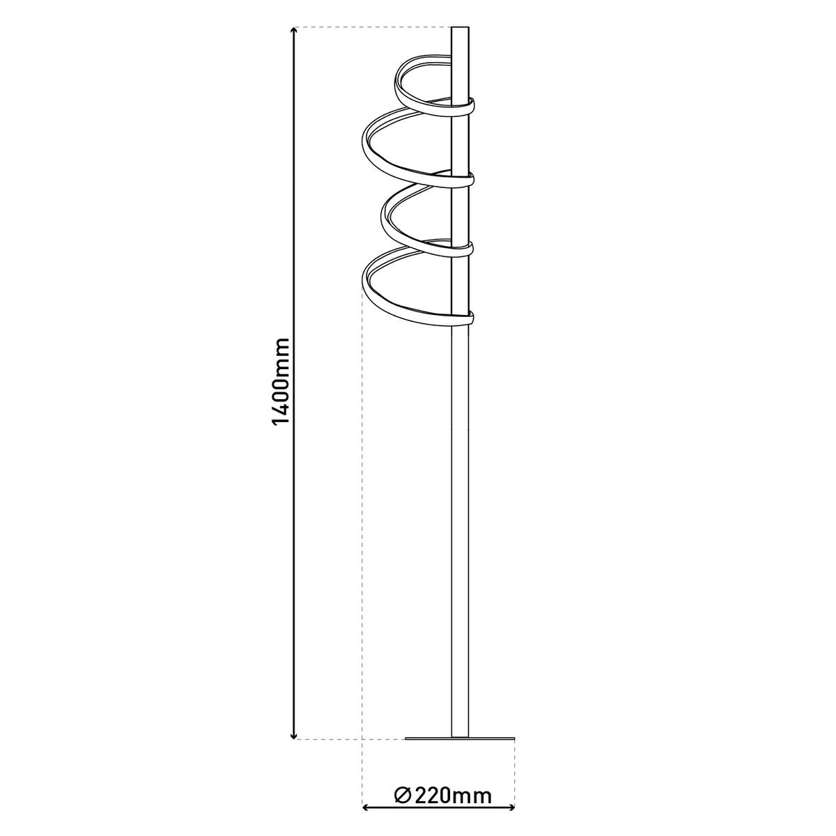 Lampadaire LED "Belleza"