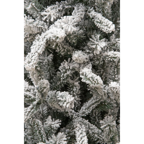 Sapin de Noël Artificiel Snowdon - H215 x Ø127 cm - Vert Givré