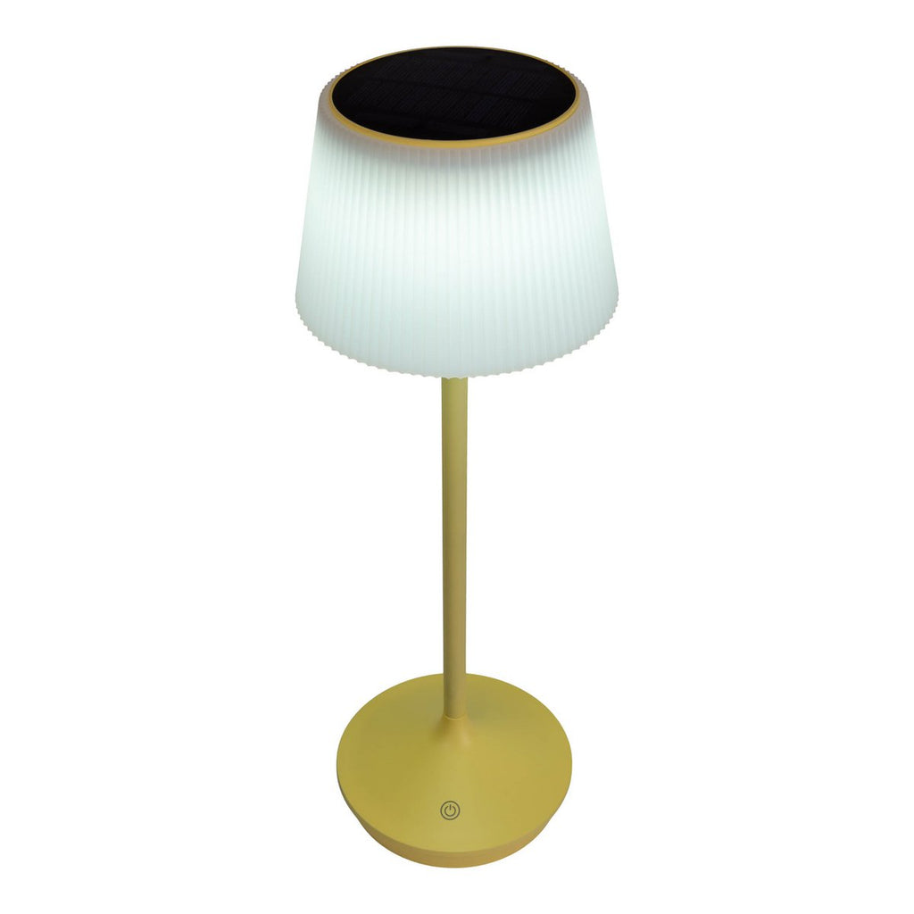 Lampe de batterie solaire "Emmi" - Jaune et blanc