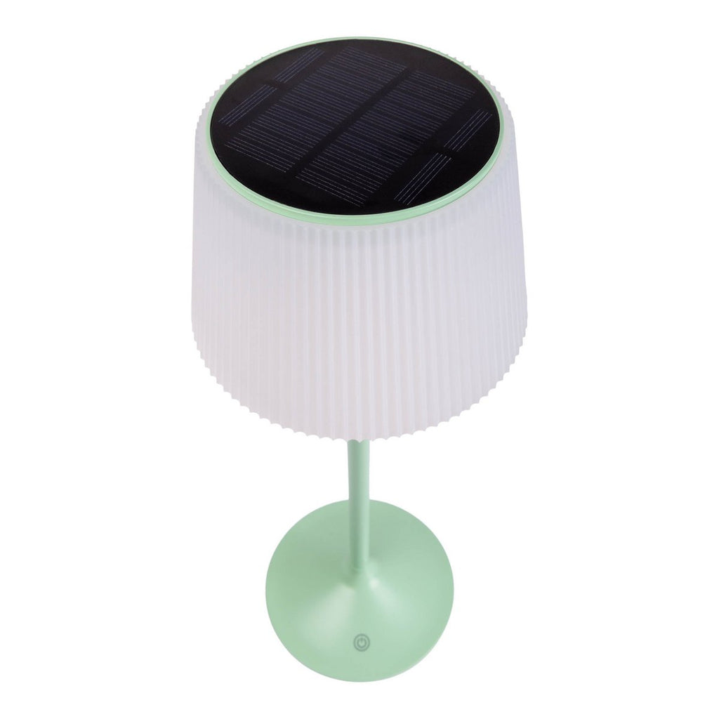 Lampe de batterie solaire "Emmi"  - Menthe et blanc