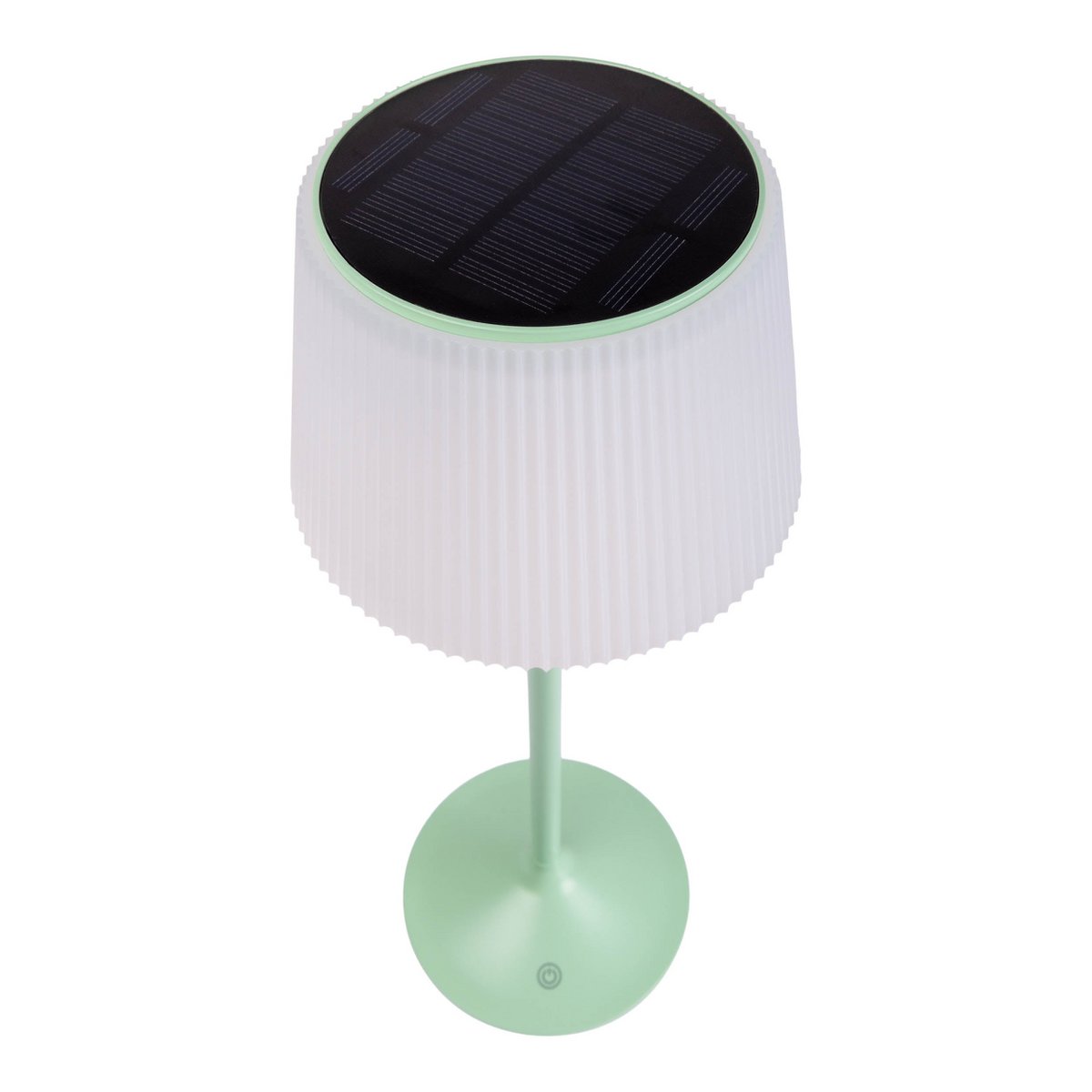 Lampe de batterie solaire "Emmi"  - Menthe et blanc