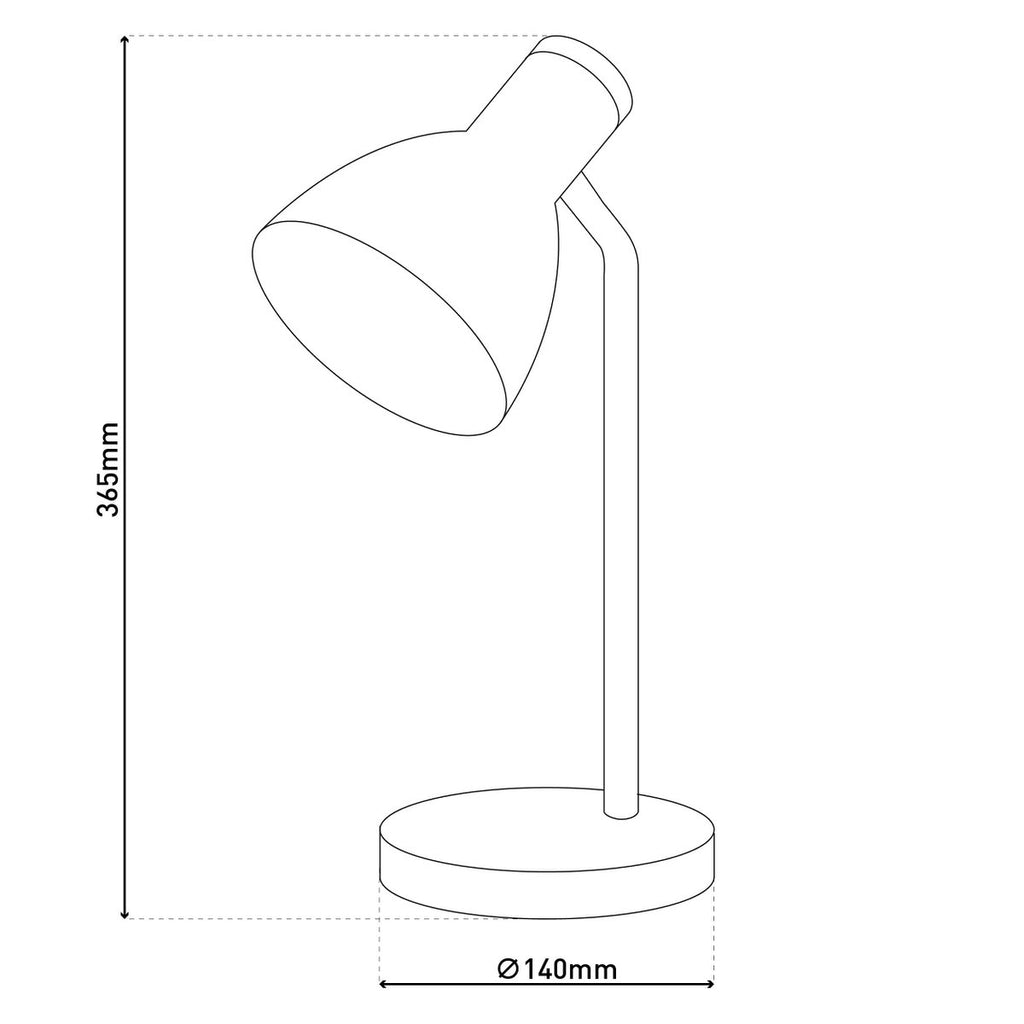 Lampe de bureau "Marie" en métal et en bois