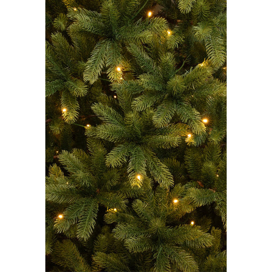 Sapin de Noël Artificiel Nagoya avec éclairage LED Blanc Chaud - H240 x Ø138 cm - Vert