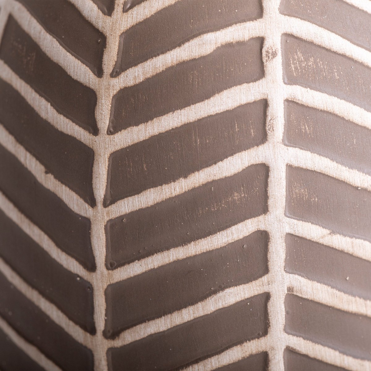 Lampe de table en céramique "folio" marron