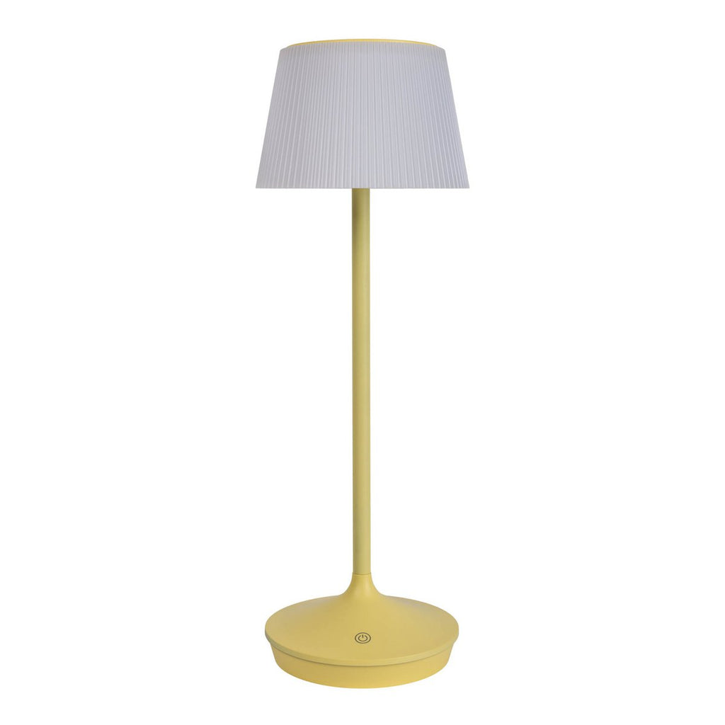 Lampe de batterie solaire "Emmi" - Jaune et blanc