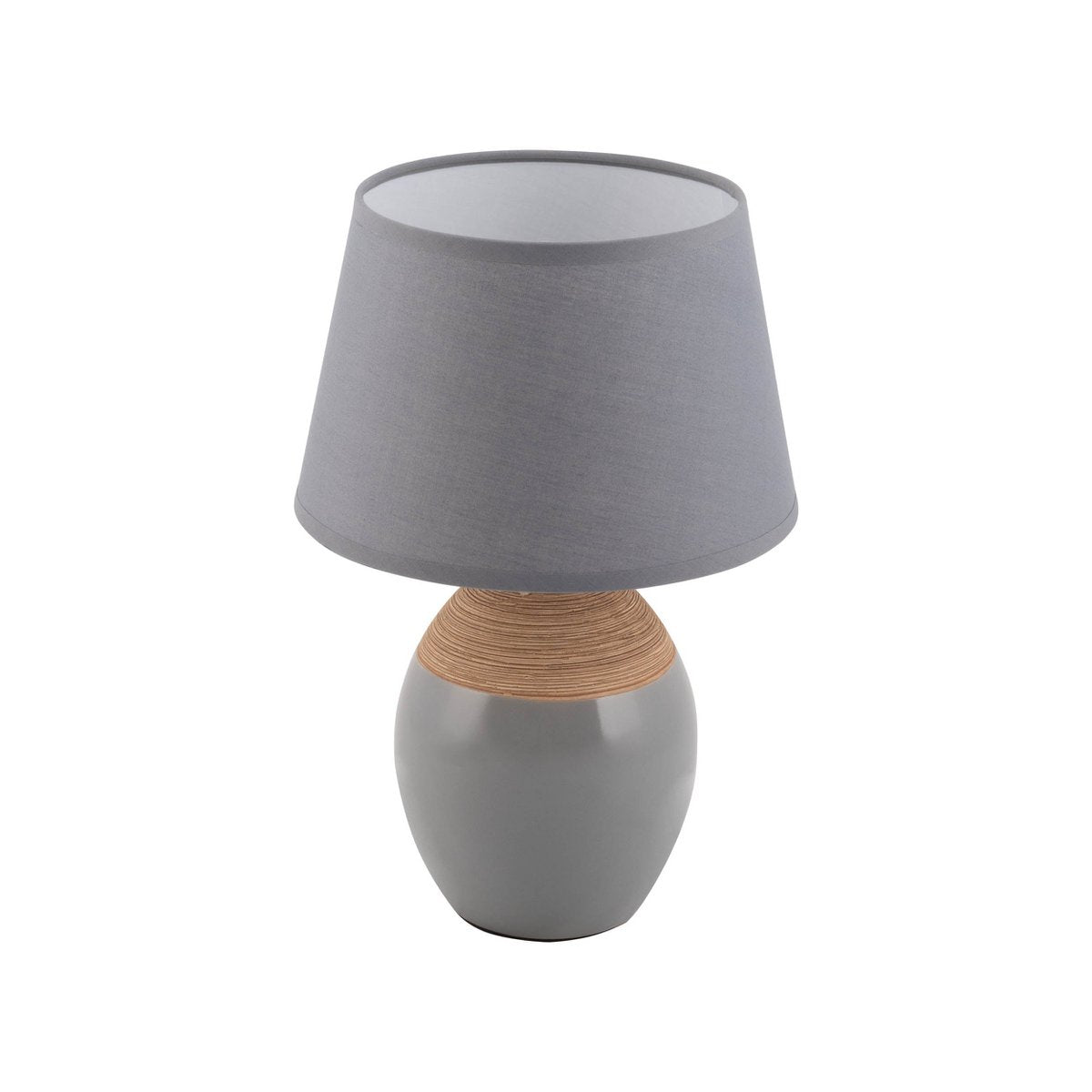 Lampe de table en céramique "tali" gris