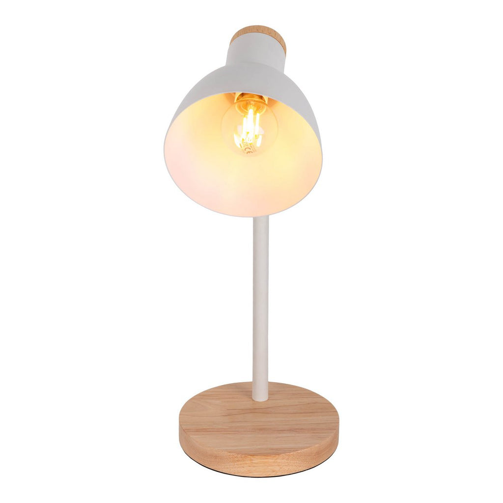 Lampe de bureau "Marie" en métal et en bois