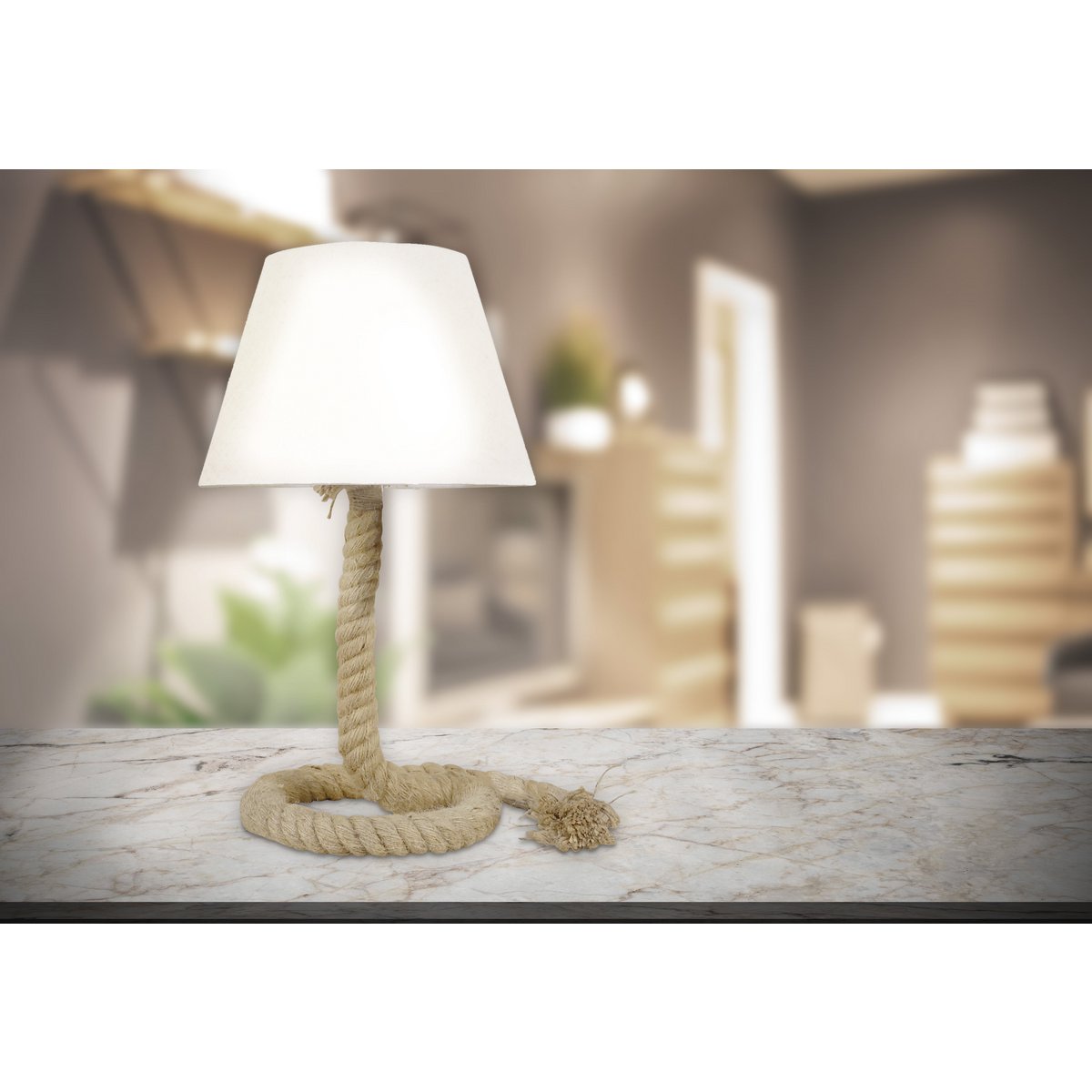 Lampe de table avec Corde