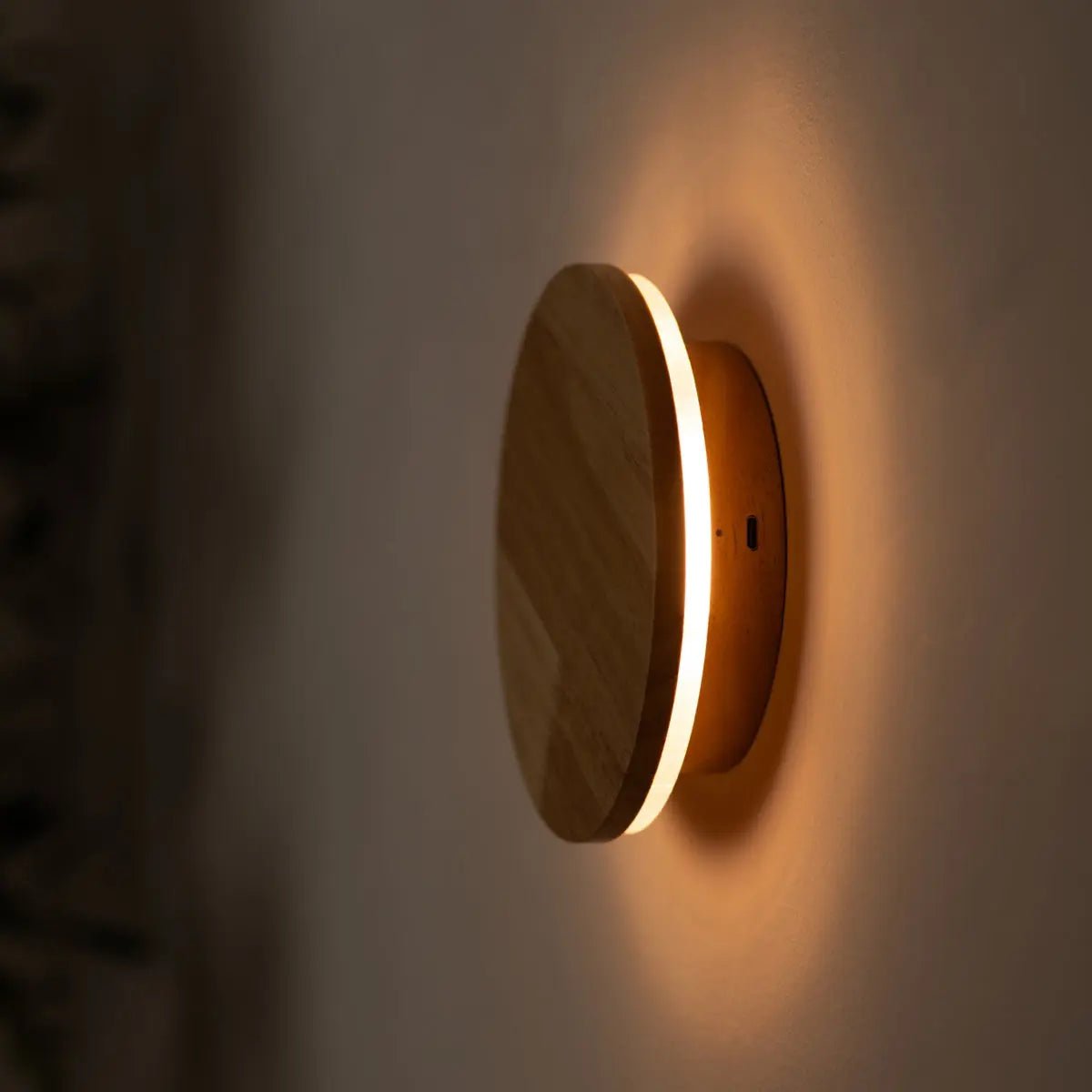 Lou Brown Light Wall sans fil - Contrôle tactile rechargeable et dimmable - Lumière chaude de 2700k