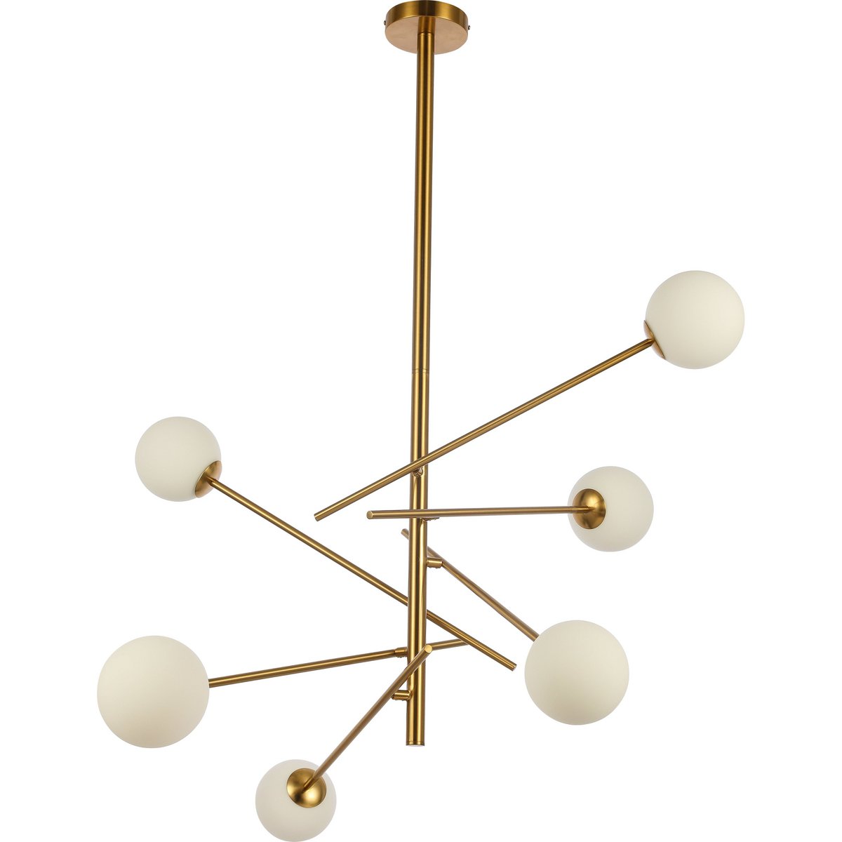 Luminaire Suspendu Diana Or Blanc.