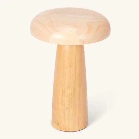 Lampe de table en bois Lennart – Éclairage rechargeable, à intensité variable et sans fil