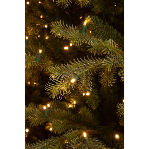 Sapin de Noël Artificiel Clive avec éclairage LED - H185 x Ø130 cm - Vert