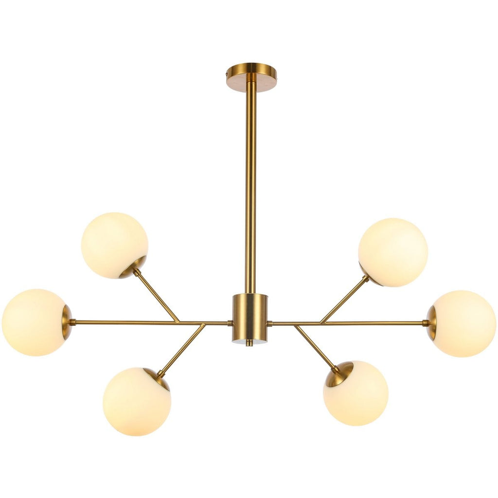 Suspension "Amy White Gold"