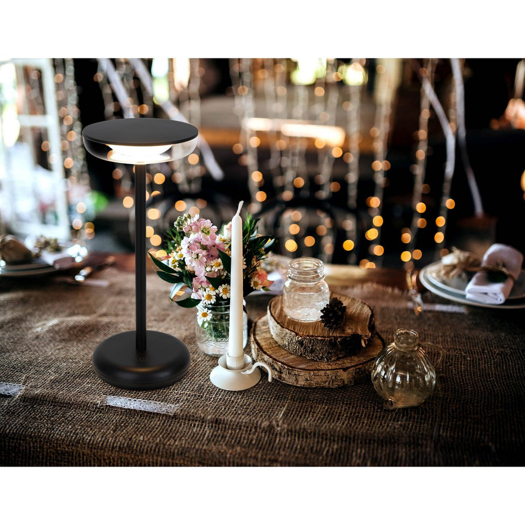 Lampe de table à batterie « PASI » - Noir