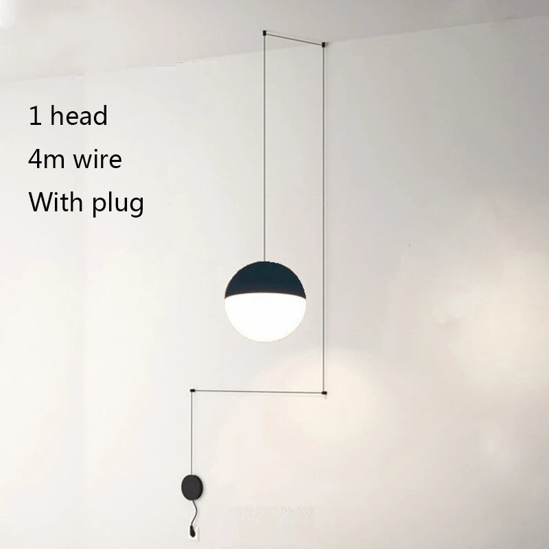 Lampe de Chevet Murale Suspendue.