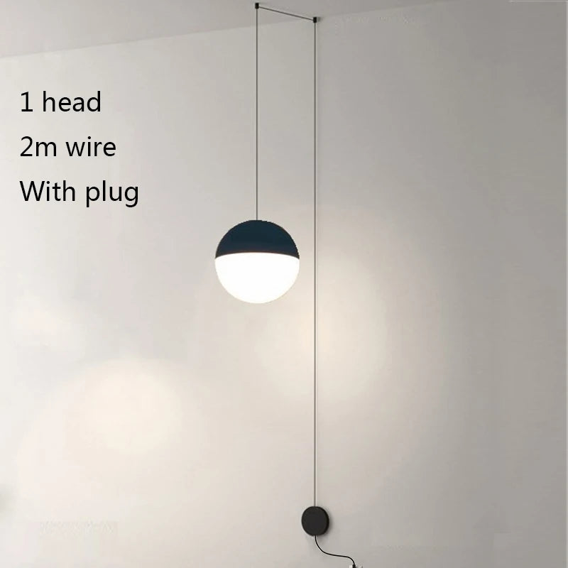 Lampe de Chevet Murale Suspendue.