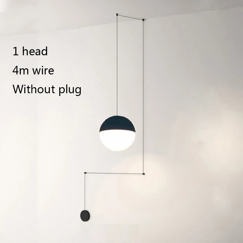 Lampe de Chevet Murale Suspendue.