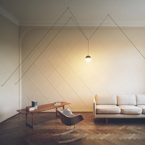 Lampe de Chevet Murale Suspendue.