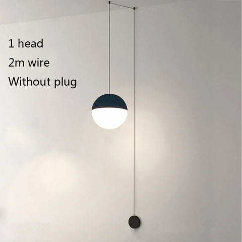Lampe de Chevet Murale Suspendue.