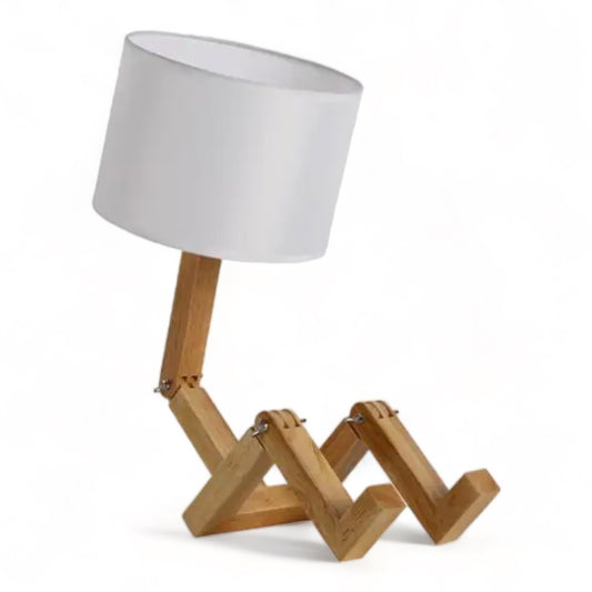 Lampe en bois