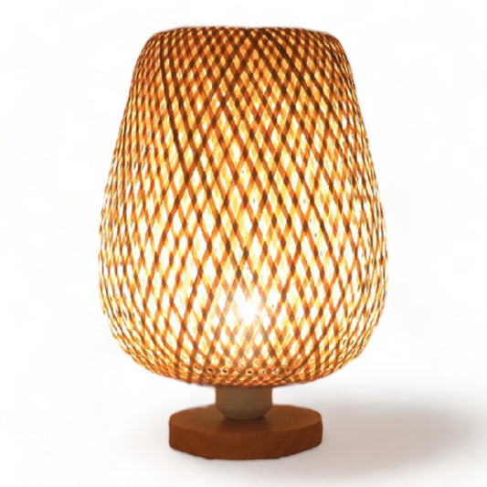 lampe osier rotin