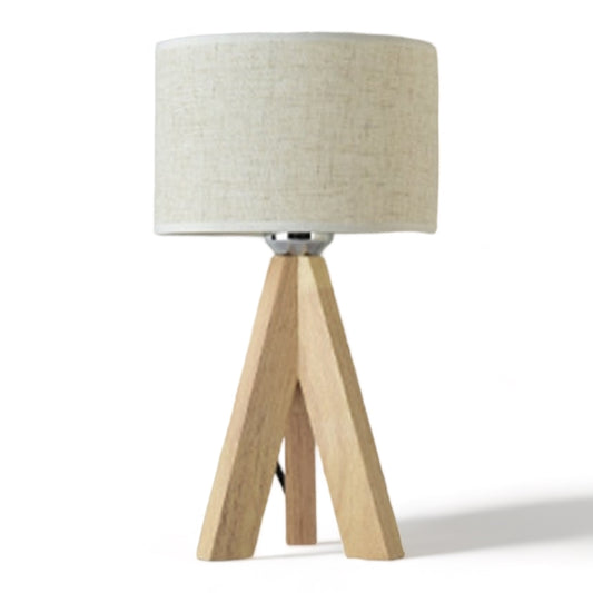 Lampe de chevet bois exotique 50cm