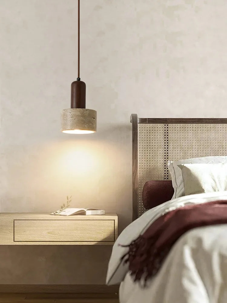 Lampe de Chevet Suspendue Pierre.