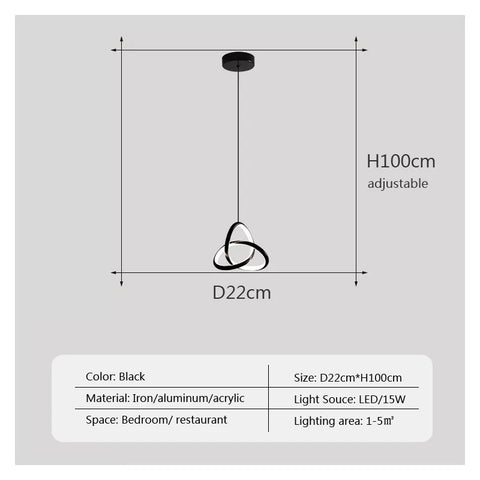 Lampe de Chevet Suspendue Torssade.