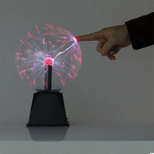 Touch Sensor Night Light USB Originality Magic Desk Light Children's Gift Party Bedroom Decor Glass Plasma Ball Lamp.