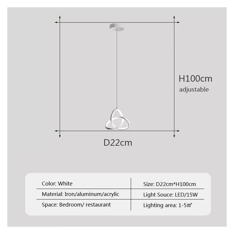 Lampe de Chevet Suspendue Torssade.