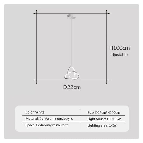Lampe de Chevet Suspendue Torssade.