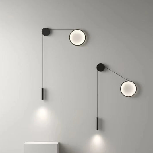 Nordic Led Wall Light Stair Aisle Creative Circle Sconce Modern Home Room Decor Lighting bedside Wall lamps.