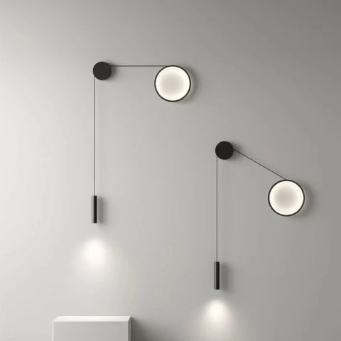 Nordic Led Wall Light Stair Aisle Creative Circle Sconce Modern Home Room Decor Lighting bedside Wall lamps.