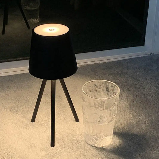 Lampe de Chevet Trépied Sans Fil.