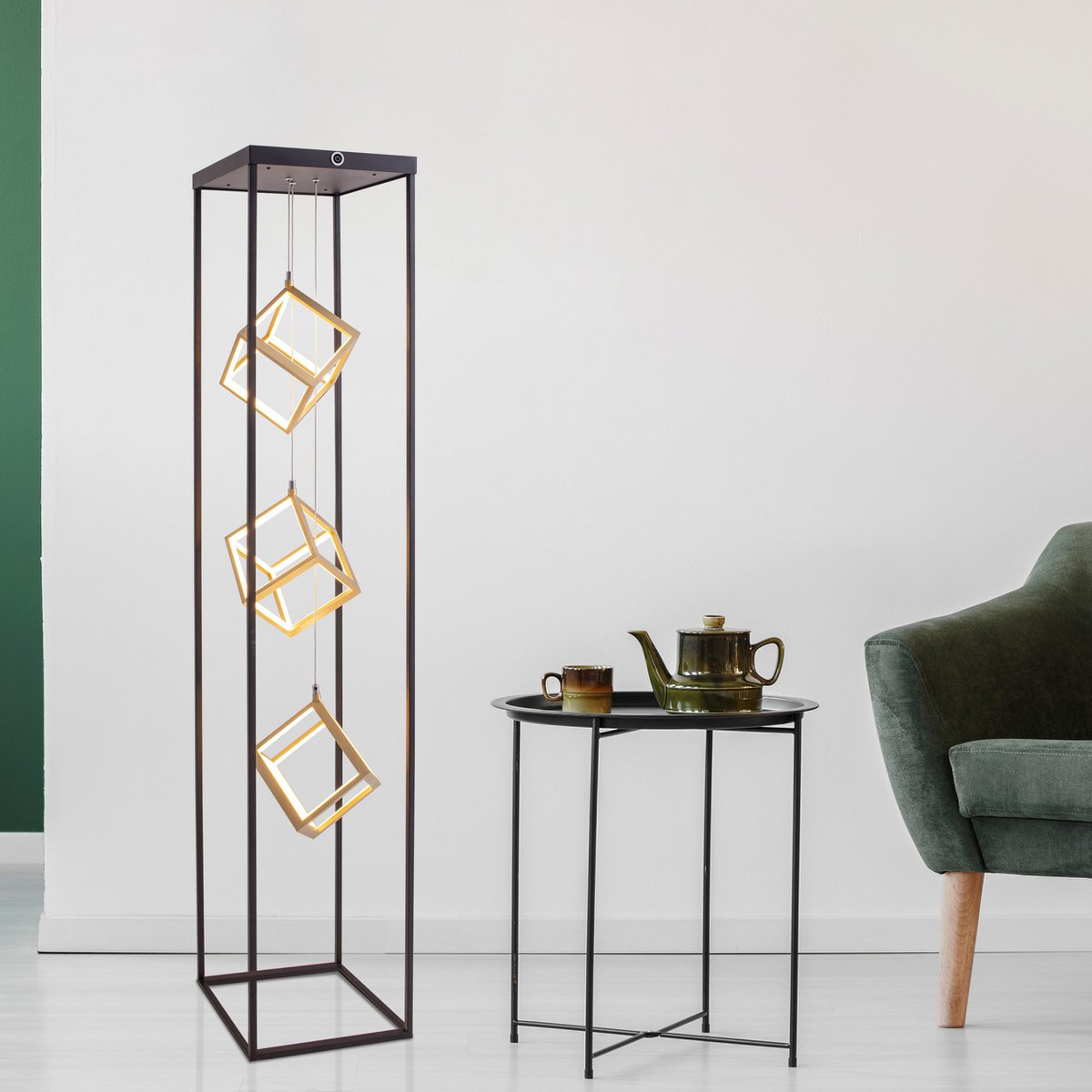 Lampadaire LED h: 140cm "Tripoli"