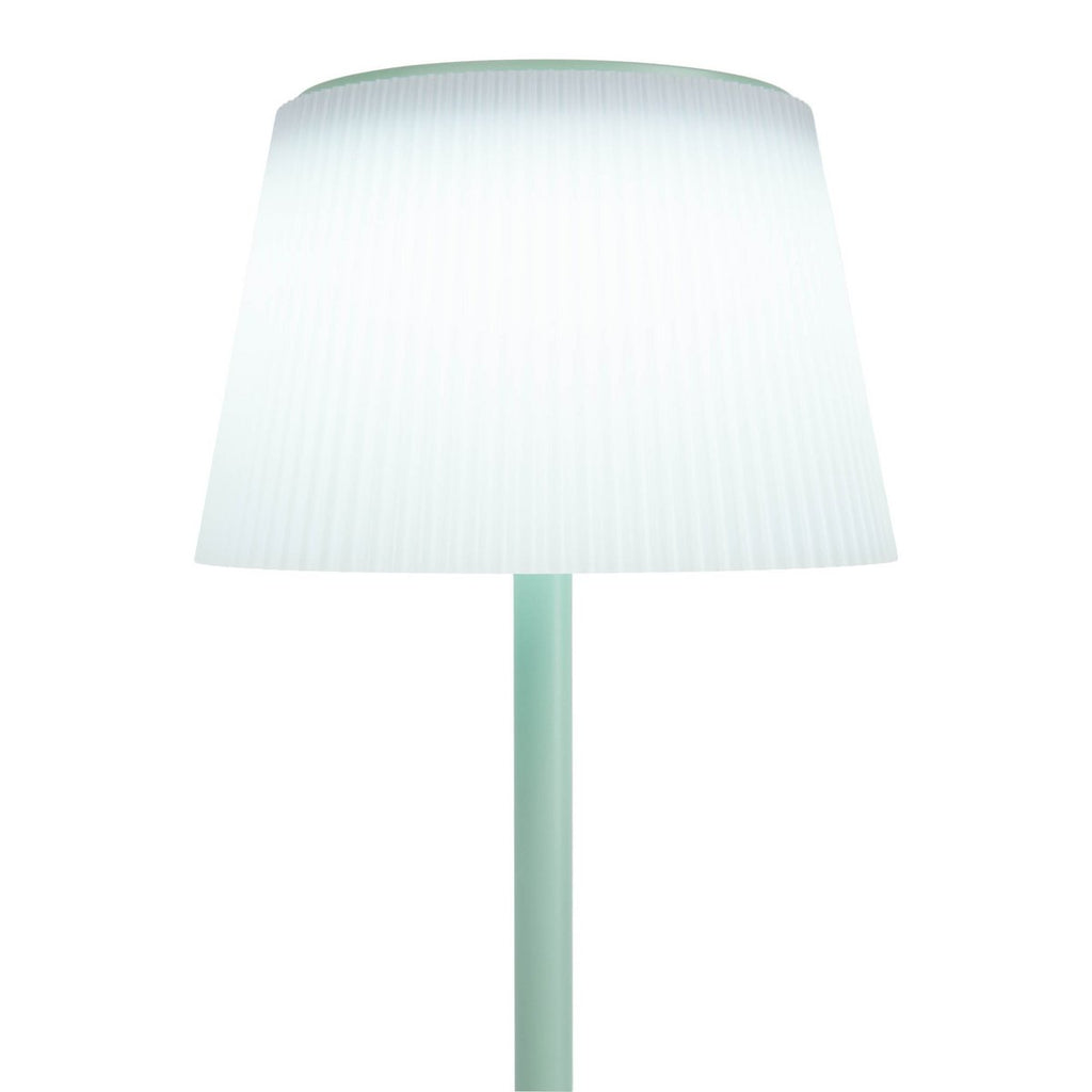Lampe de batterie solaire "Emmi"  - Menthe et blanc